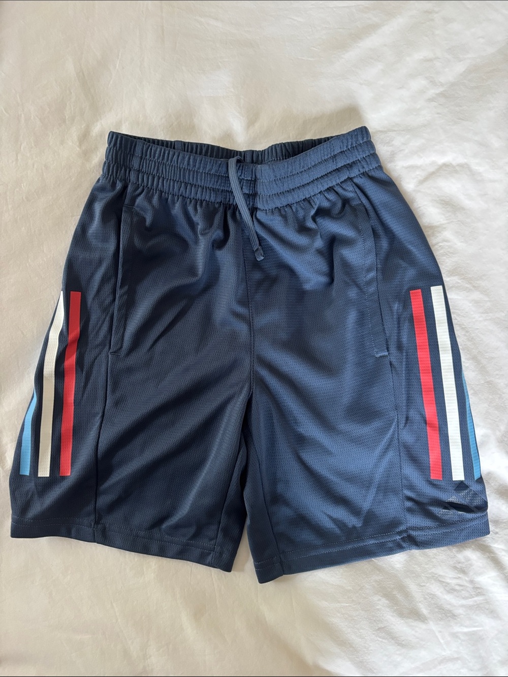 adidas Kids Light Blue Elastic Waist Joggers